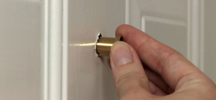 peephole door repair in South Whittier